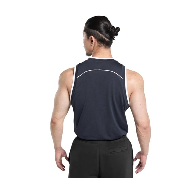 Gymshark Black Athletic MESH Tank Top Sz Small - Picture 3 of 10